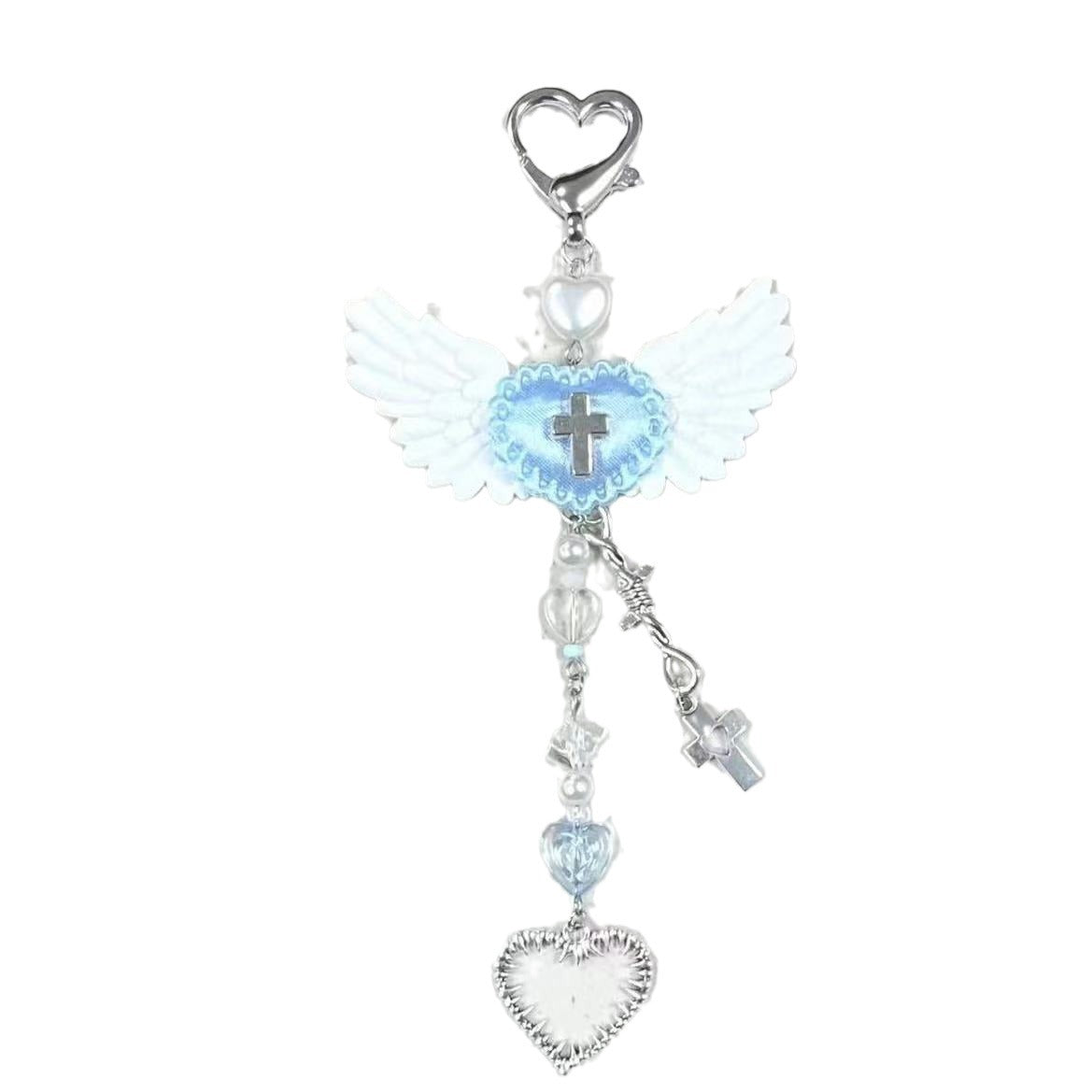 Wholesale Blue Sky Mobile Phone Chain Blue Medical Series Guben Chain Keychain